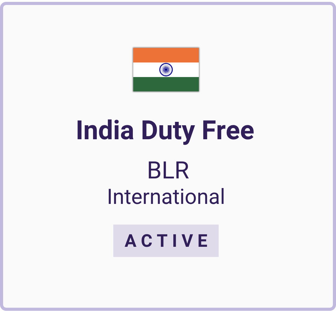 India Duty Free - BLR International